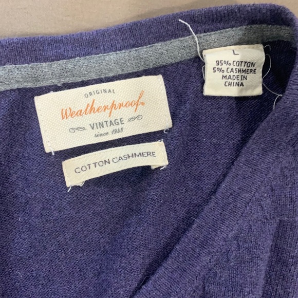 Weatherproof vintage V-neck sweater - Picture 3 of 3